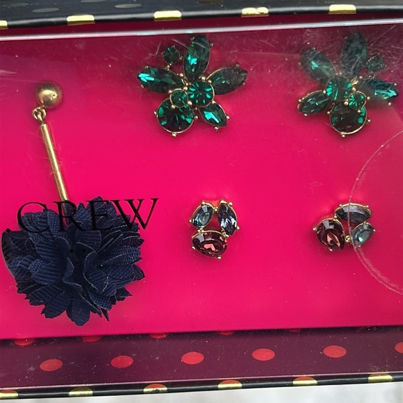 JCrew Set Gift box set of‎ 3 Earrings - Picture 2 of 4